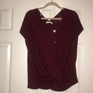 NWT Maroon Top